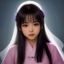 平面设计师小满的头像，年轻女性，自由设计师形象